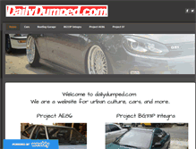 Tablet Screenshot of dailydumped.com